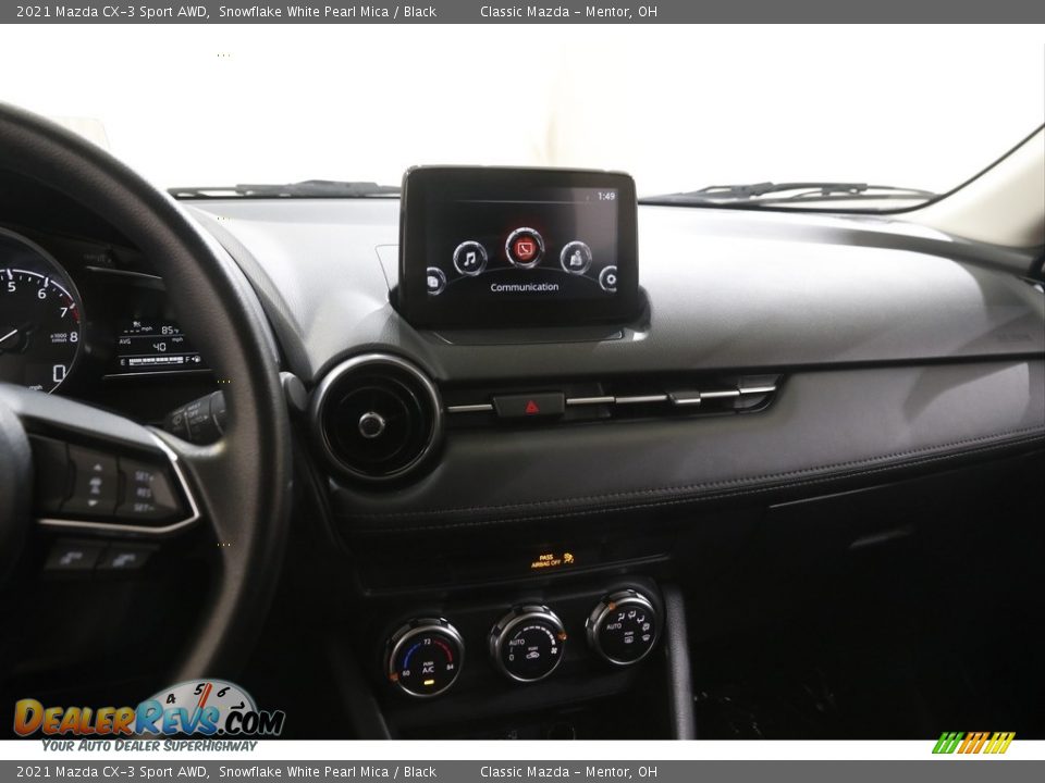 2021 Mazda CX-3 Sport AWD Snowflake White Pearl Mica / Black Photo #9