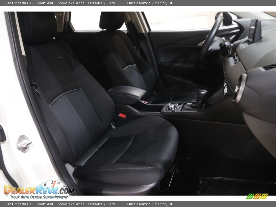 2021 Mazda CX-3 Sport AWD Snowflake White Pearl Mica / Black Photo #14