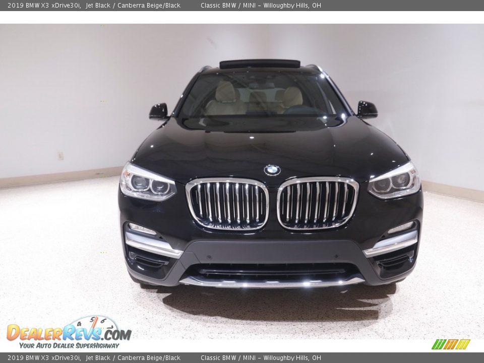 2019 BMW X3 xDrive30i Jet Black / Canberra Beige/Black Photo #2