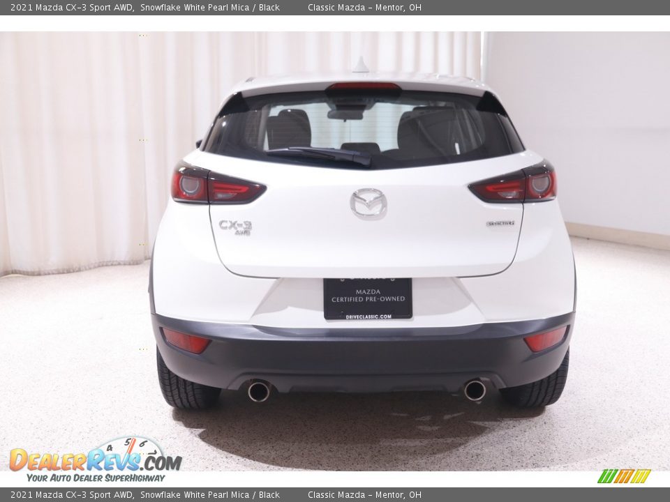 2021 Mazda CX-3 Sport AWD Snowflake White Pearl Mica / Black Photo #17