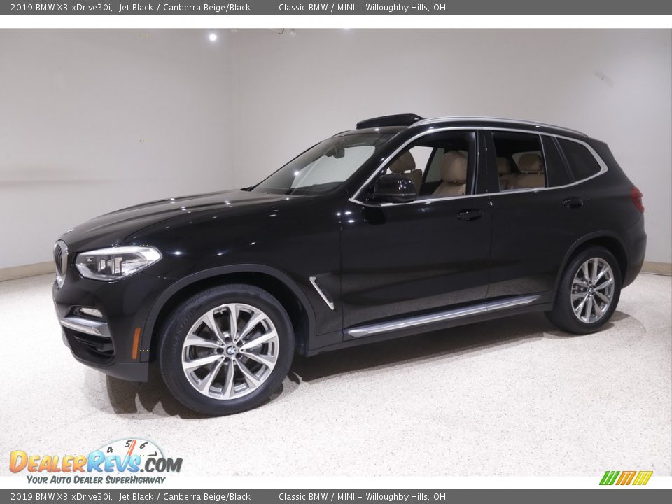 2019 BMW X3 xDrive30i Jet Black / Canberra Beige/Black Photo #3