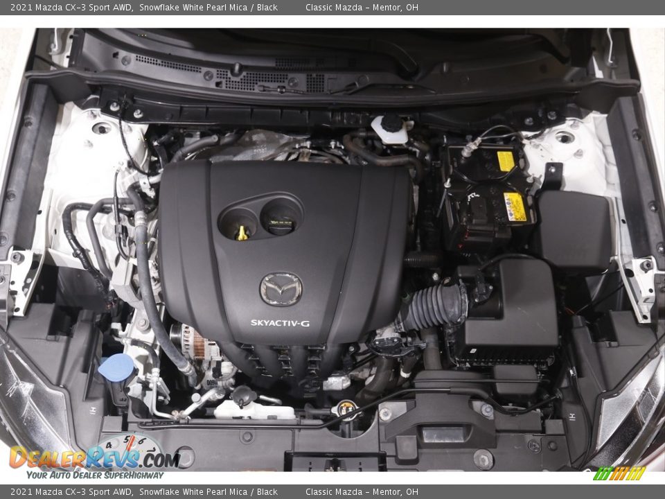 2021 Mazda CX-3 Sport AWD Snowflake White Pearl Mica / Black Photo #18