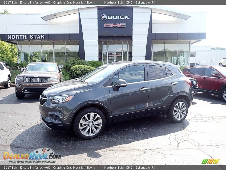 2017 Buick Encore Preferred AWD Graphite Gray Metallic / Ebony Photo #1