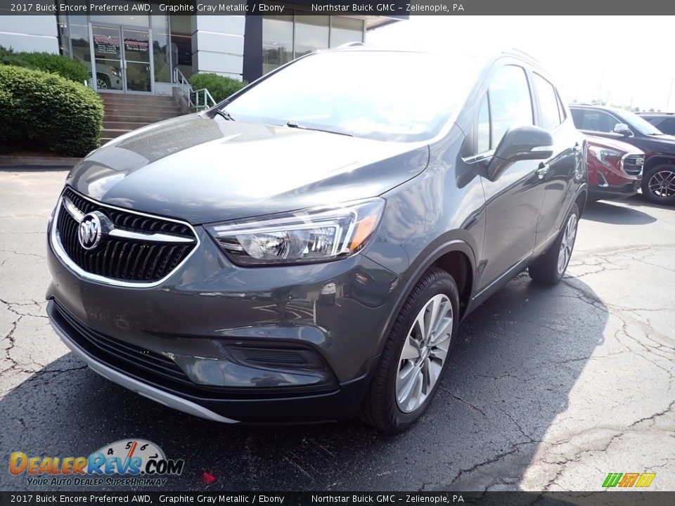 2017 Buick Encore Preferred AWD Graphite Gray Metallic / Ebony Photo #11