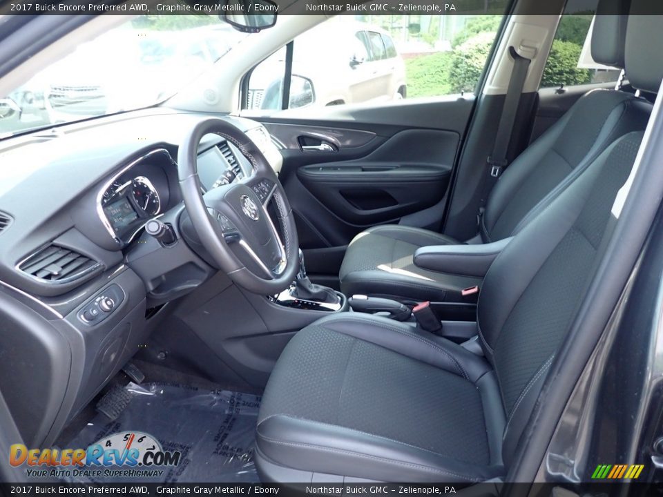 2017 Buick Encore Preferred AWD Graphite Gray Metallic / Ebony Photo #20