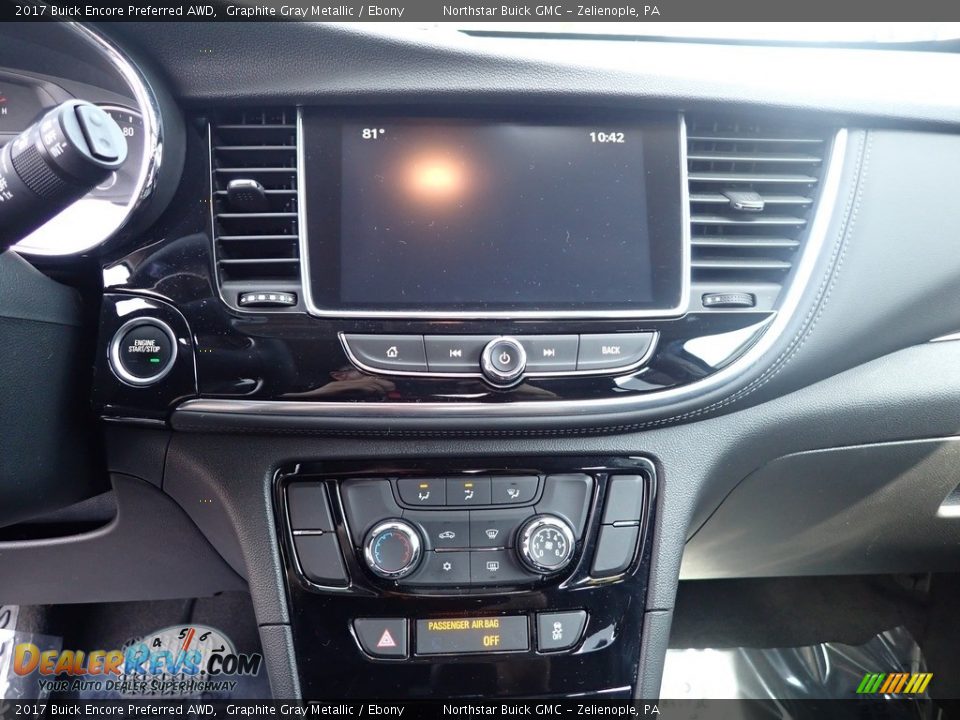 2017 Buick Encore Preferred AWD Graphite Gray Metallic / Ebony Photo #23