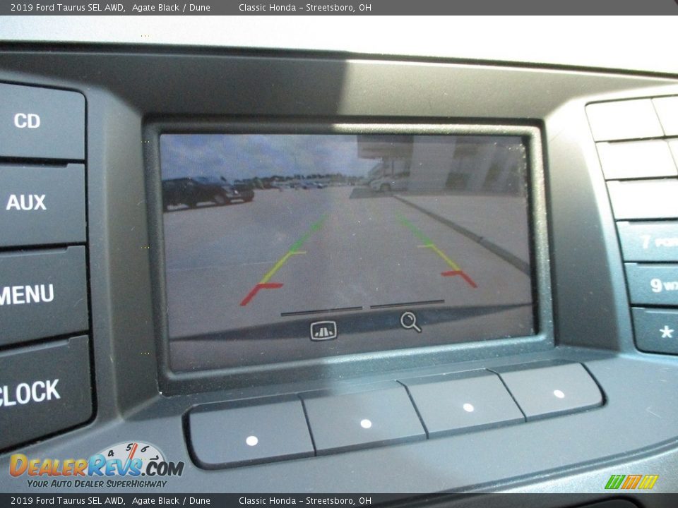 2019 Ford Taurus SEL AWD Agate Black / Dune Photo #35