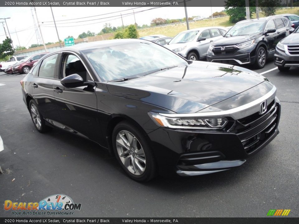 2020 Honda Accord LX Sedan Crystal Black Pearl / Black Photo #5