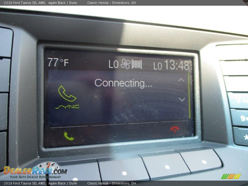 2019 Ford Taurus SEL AWD Agate Black / Dune Photo #36