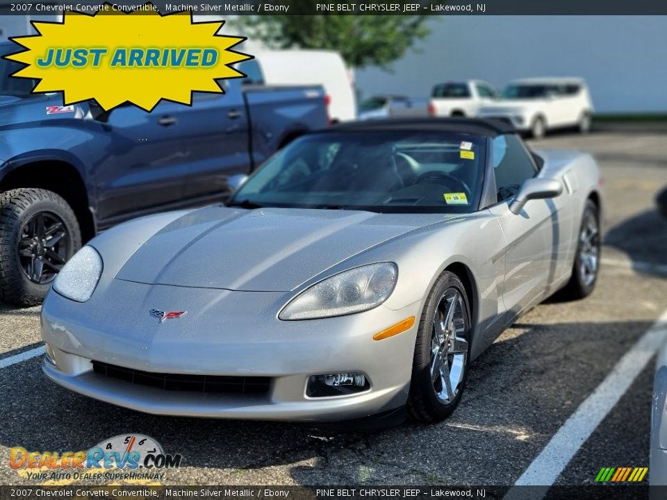 2007 Chevrolet Corvette Convertible Machine Silver Metallic / Ebony Photo #1