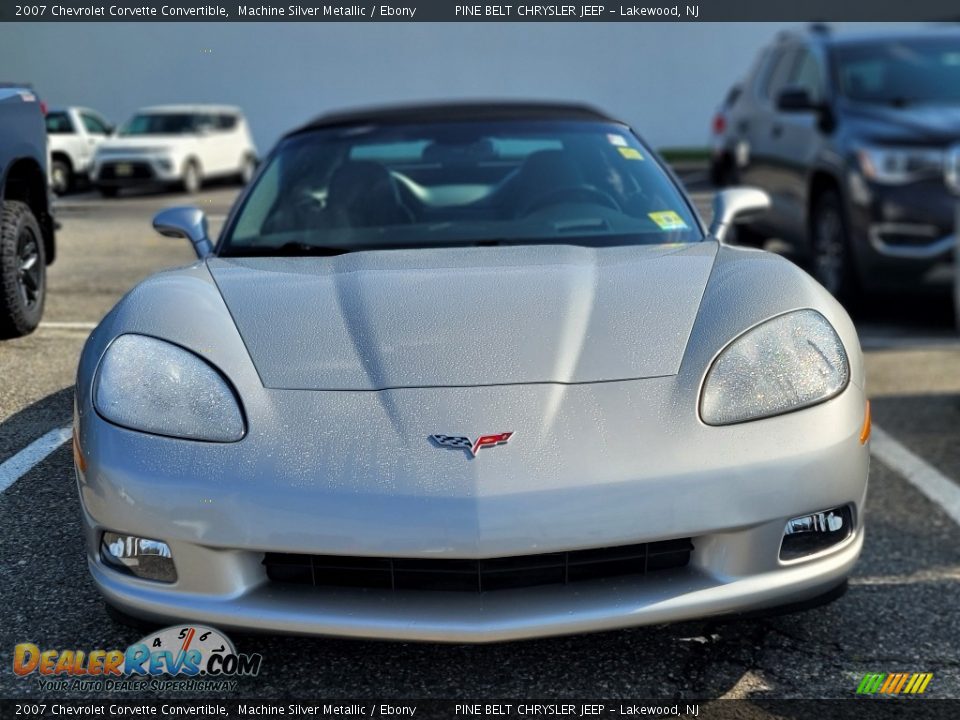 2007 Chevrolet Corvette Convertible Machine Silver Metallic / Ebony Photo #2