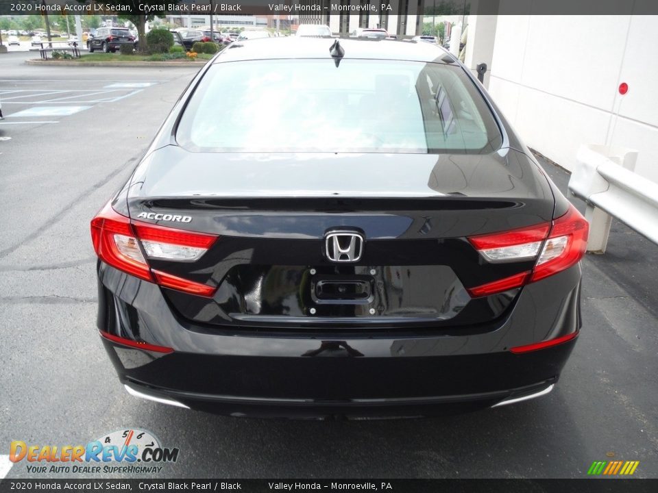 2020 Honda Accord LX Sedan Crystal Black Pearl / Black Photo #7