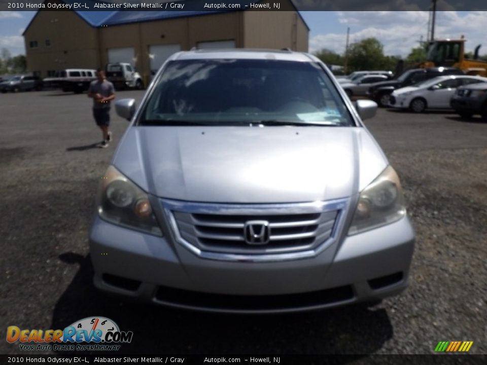 2010 Honda Odyssey EX-L Alabaster Silver Metallic / Gray Photo #2