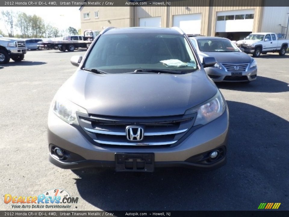 2012 Honda CR-V EX-L 4WD Urban Titanium Metallic / Gray Photo #2