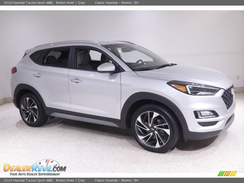 2019 Hyundai Tucson Sport AWD Molten Silver / Gray Photo #1