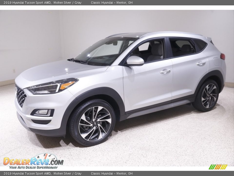 2019 Hyundai Tucson Sport AWD Molten Silver / Gray Photo #3