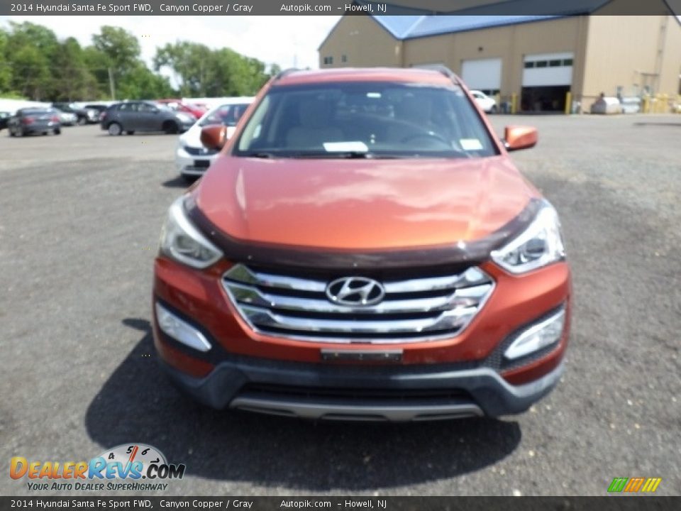 2014 Hyundai Santa Fe Sport FWD Canyon Copper / Gray Photo #2