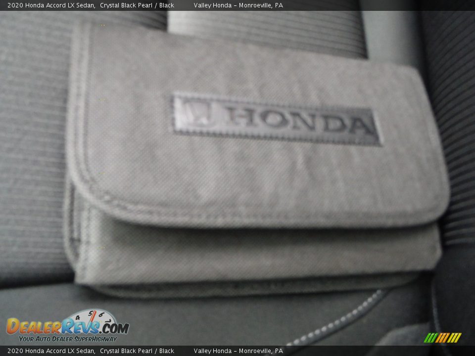 2020 Honda Accord LX Sedan Crystal Black Pearl / Black Photo #25