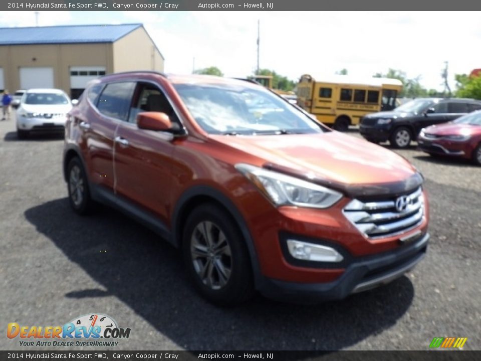 2014 Hyundai Santa Fe Sport FWD Canyon Copper / Gray Photo #3