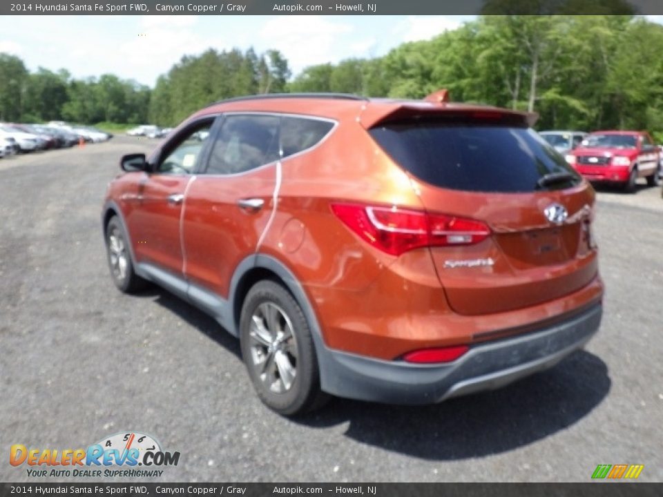 2014 Hyundai Santa Fe Sport FWD Canyon Copper / Gray Photo #4