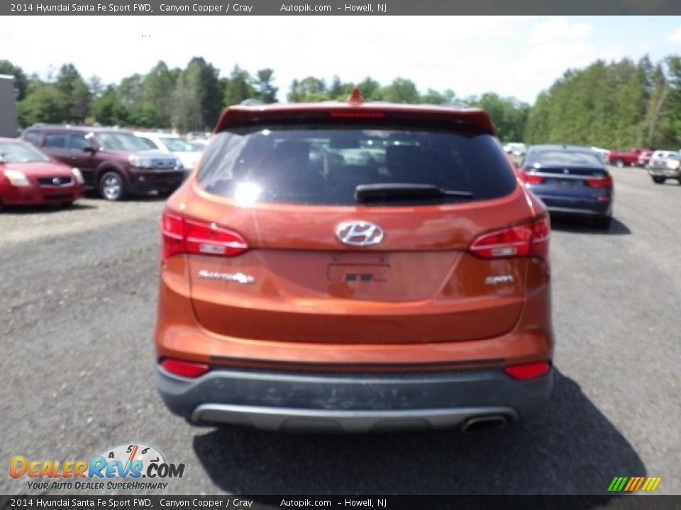 2014 Hyundai Santa Fe Sport FWD Canyon Copper / Gray Photo #5