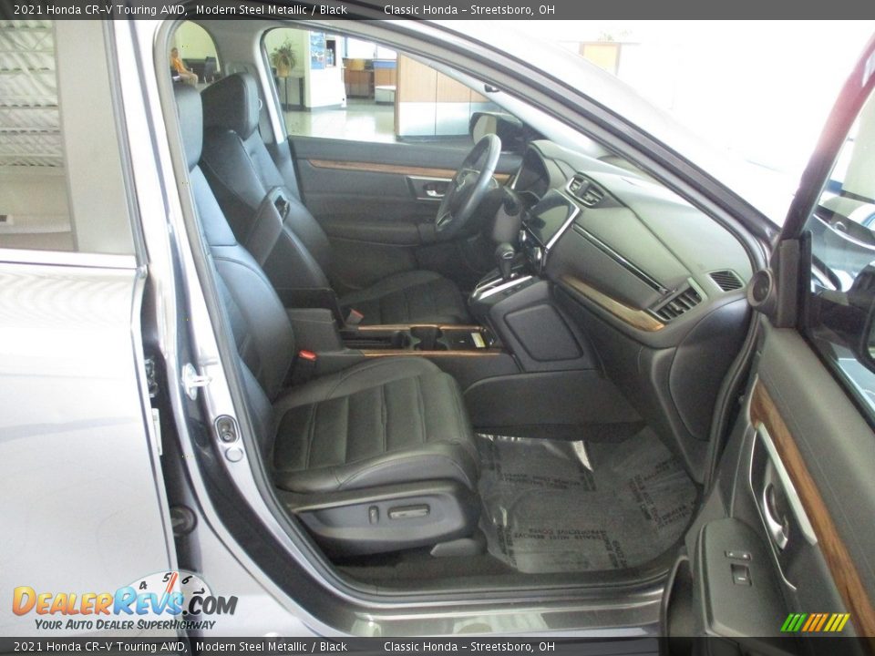 2021 Honda CR-V Touring AWD Modern Steel Metallic / Black Photo #18