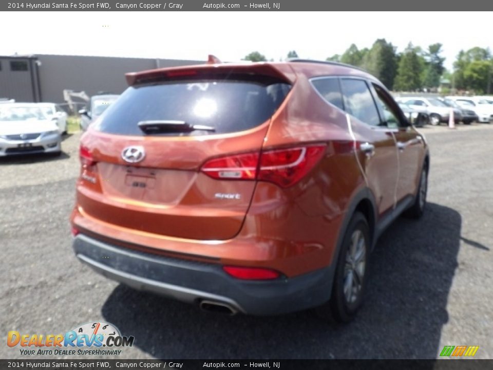 2014 Hyundai Santa Fe Sport FWD Canyon Copper / Gray Photo #6