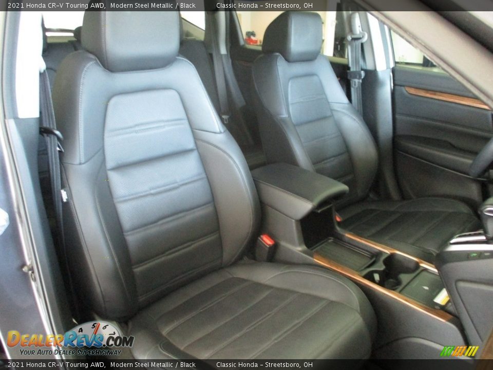 2021 Honda CR-V Touring AWD Modern Steel Metallic / Black Photo #19