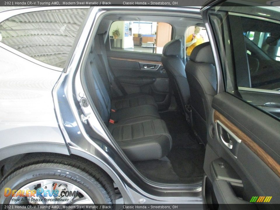2021 Honda CR-V Touring AWD Modern Steel Metallic / Black Photo #22