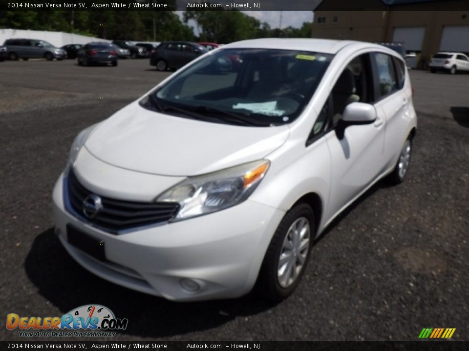 2014 Nissan Versa Note SV Aspen White / Wheat Stone Photo #1