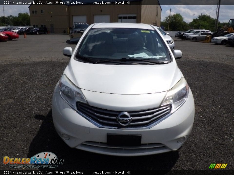 2014 Nissan Versa Note SV Aspen White / Wheat Stone Photo #2