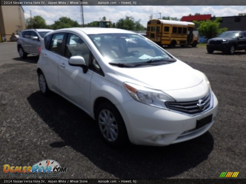 2014 Nissan Versa Note SV Aspen White / Wheat Stone Photo #3