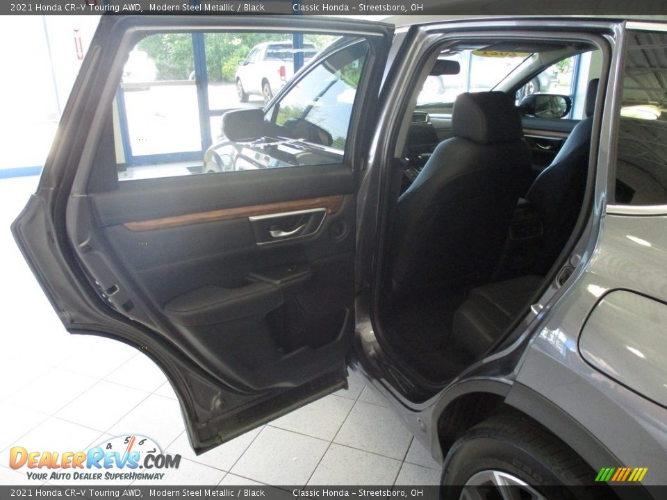 2021 Honda CR-V Touring AWD Modern Steel Metallic / Black Photo #24