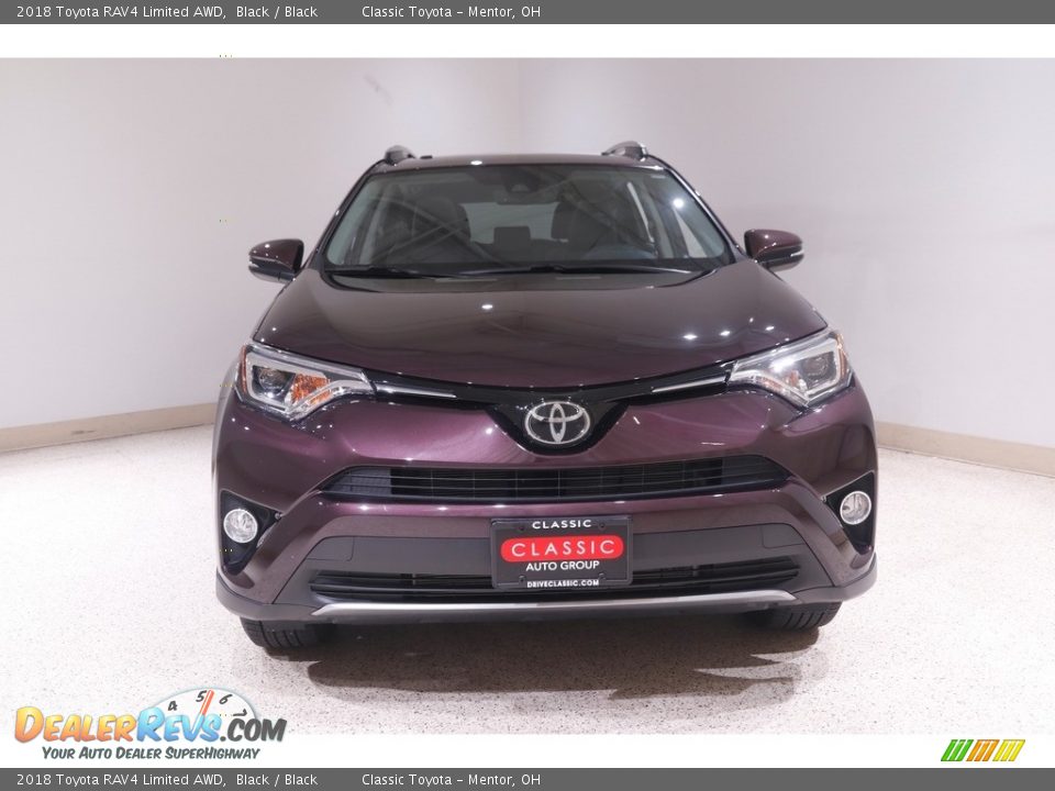 2018 Toyota RAV4 Limited AWD Black / Black Photo #2