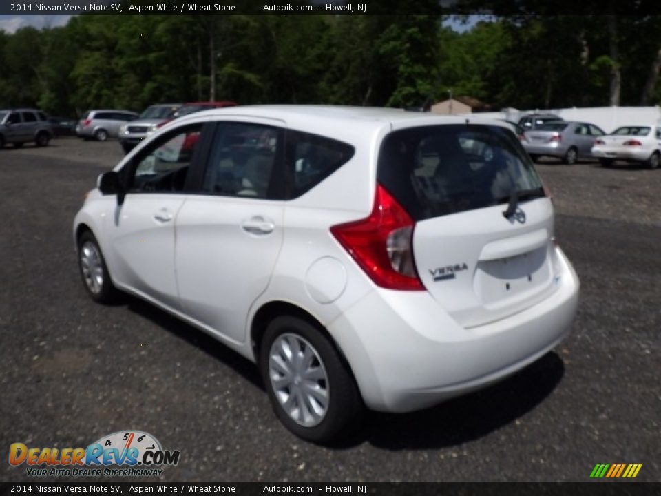 2014 Nissan Versa Note SV Aspen White / Wheat Stone Photo #4