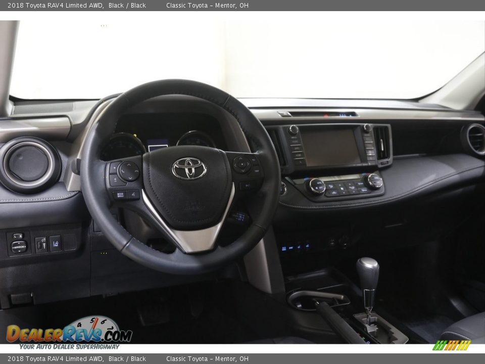 2018 Toyota RAV4 Limited AWD Black / Black Photo #6