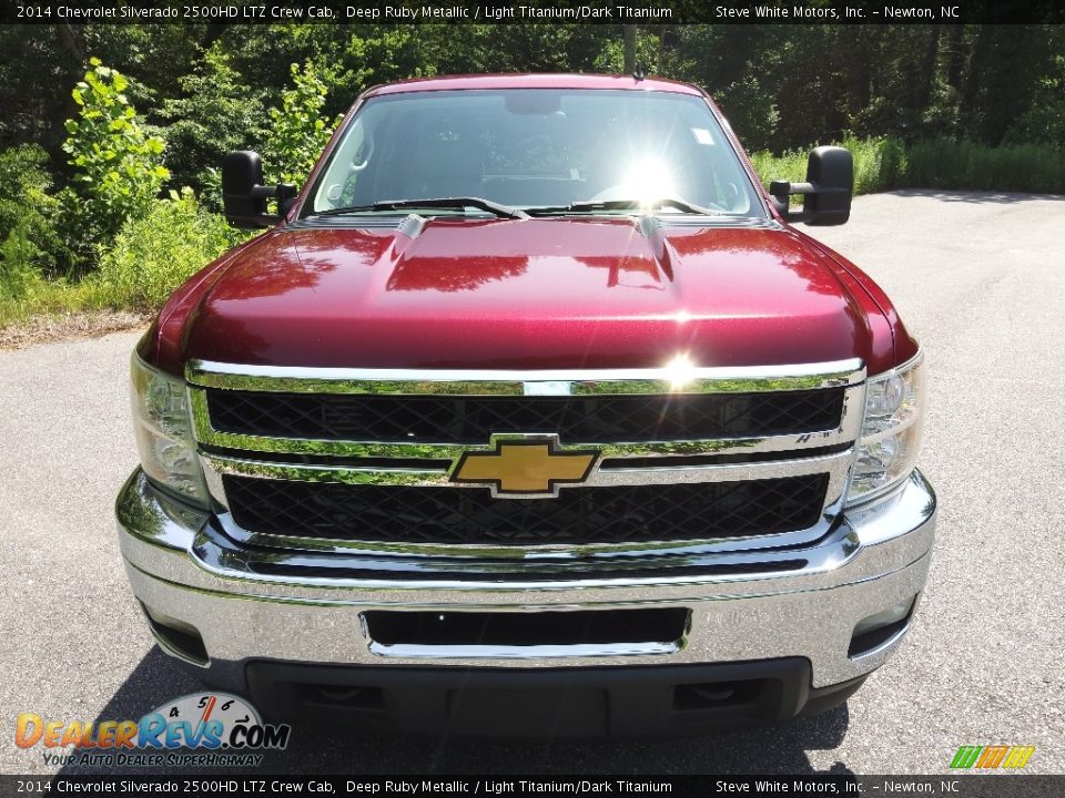 2014 Chevrolet Silverado 2500HD LTZ Crew Cab Deep Ruby Metallic / Light Titanium/Dark Titanium Photo #4