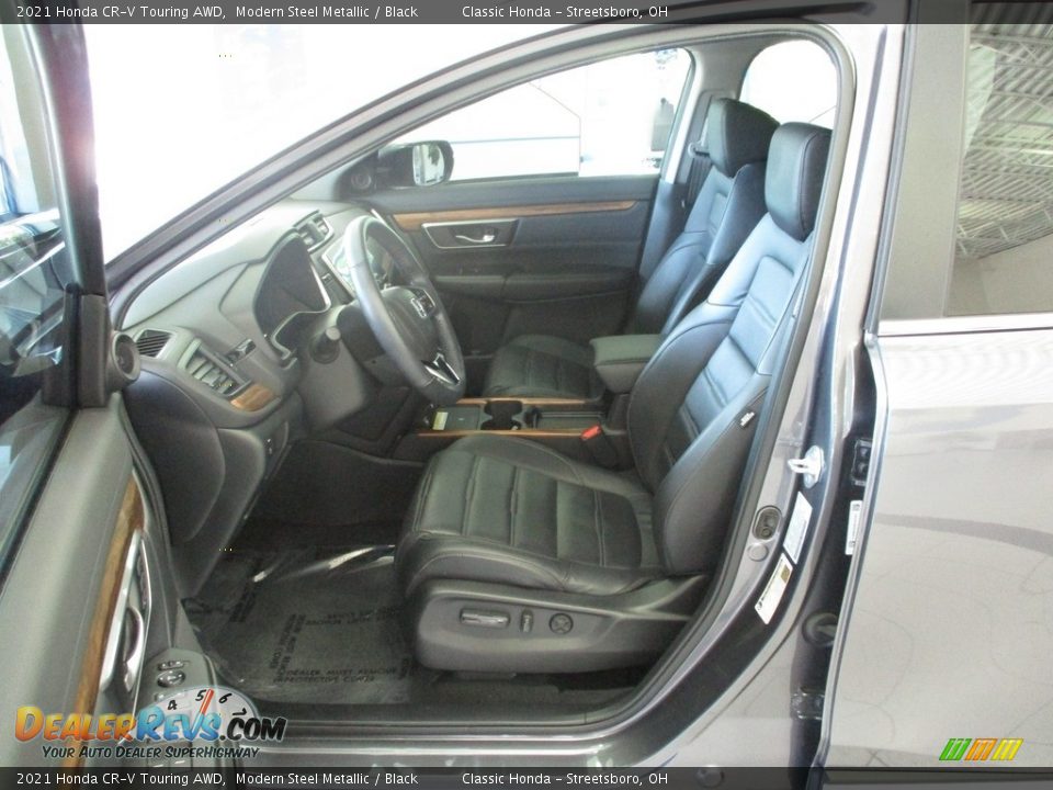 2021 Honda CR-V Touring AWD Modern Steel Metallic / Black Photo #28