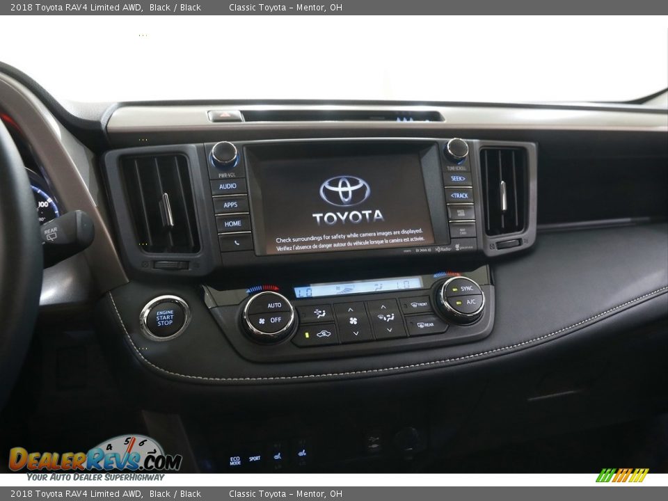 2018 Toyota RAV4 Limited AWD Black / Black Photo #9