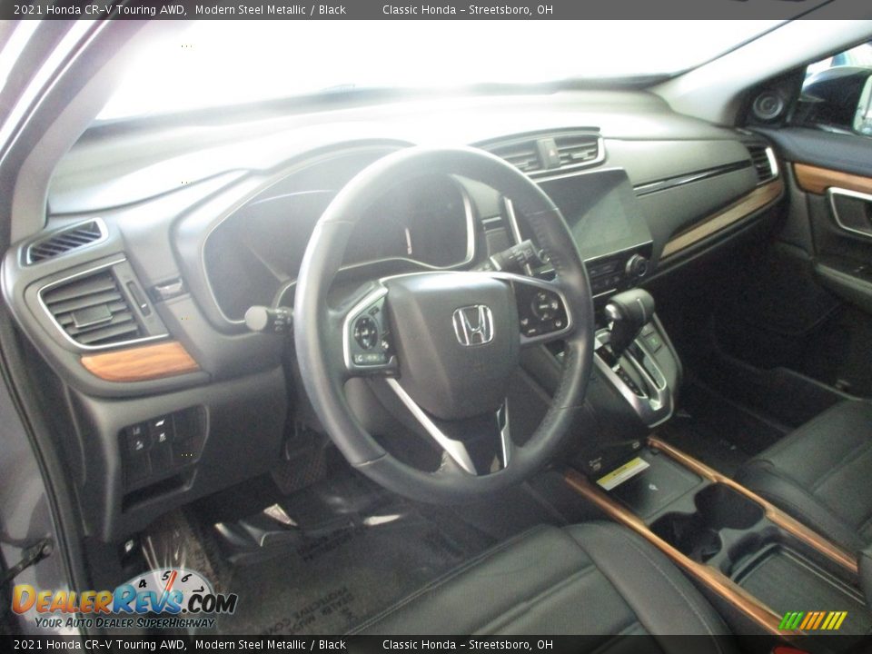 2021 Honda CR-V Touring AWD Modern Steel Metallic / Black Photo #30