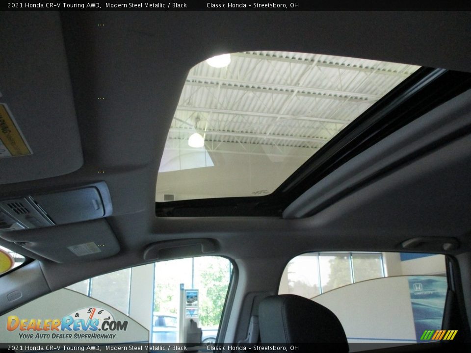 2021 Honda CR-V Touring AWD Modern Steel Metallic / Black Photo #31