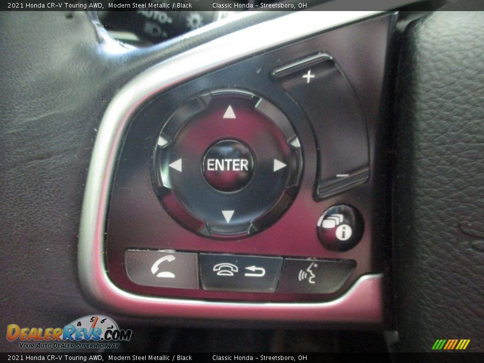 2021 Honda CR-V Touring AWD Modern Steel Metallic / Black Photo #34