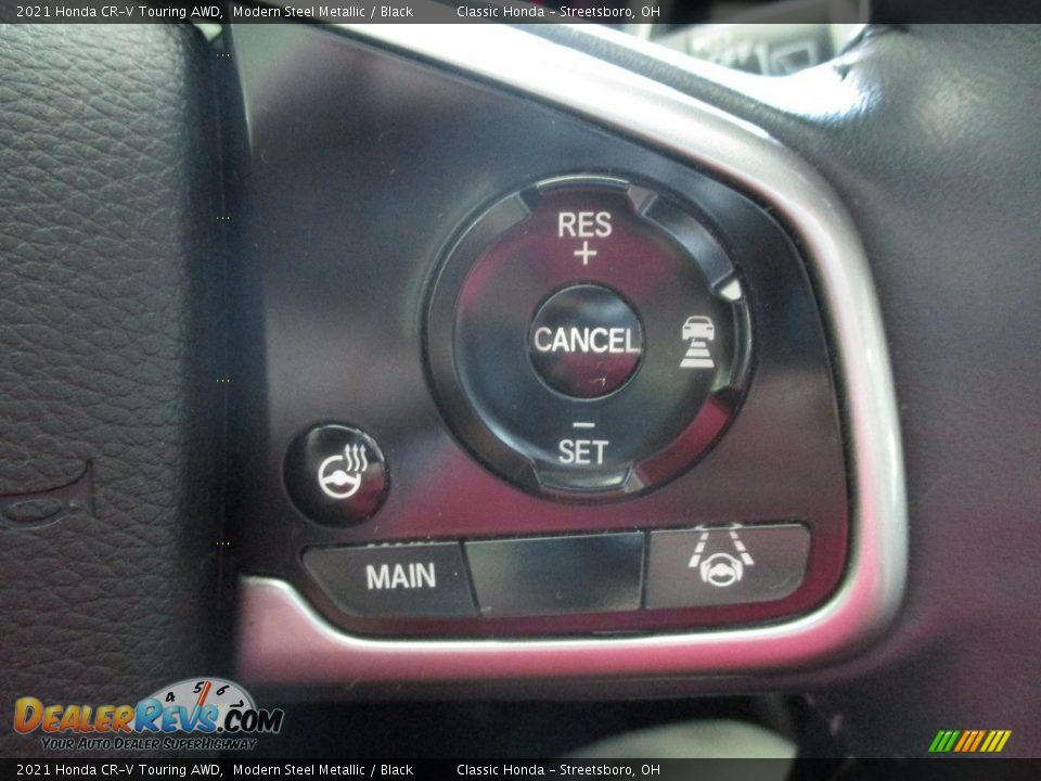 2021 Honda CR-V Touring AWD Modern Steel Metallic / Black Photo #36