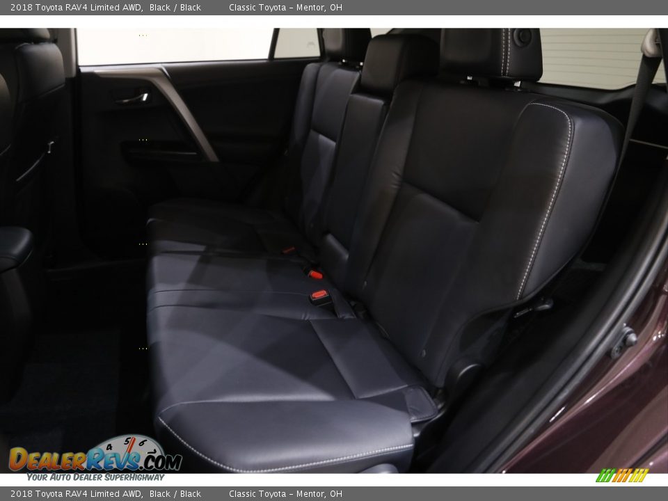 2018 Toyota RAV4 Limited AWD Black / Black Photo #18
