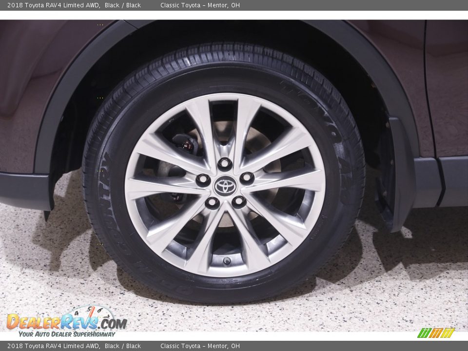 2018 Toyota RAV4 Limited AWD Black / Black Photo #21