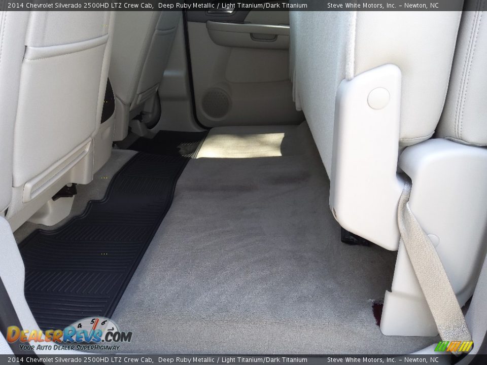 Rear Seat of 2014 Chevrolet Silverado 2500HD LTZ Crew Cab Photo #14