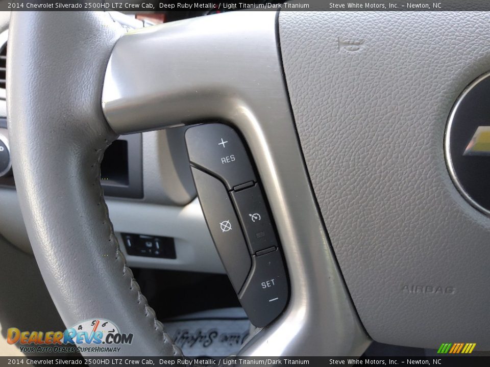 2014 Chevrolet Silverado 2500HD LTZ Crew Cab Steering Wheel Photo #19
