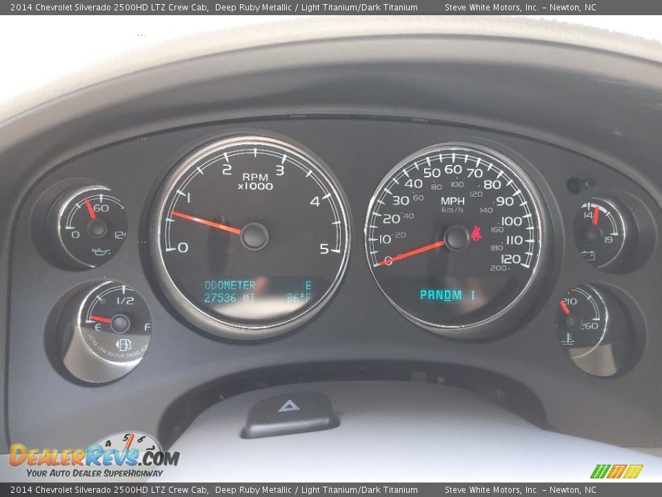 2014 Chevrolet Silverado 2500HD LTZ Crew Cab Gauges Photo #21