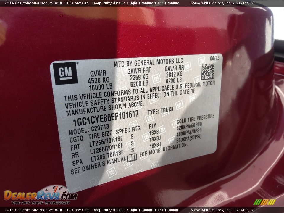 2014 Chevrolet Silverado 2500HD LTZ Crew Cab Deep Ruby Metallic / Light Titanium/Dark Titanium Photo #26