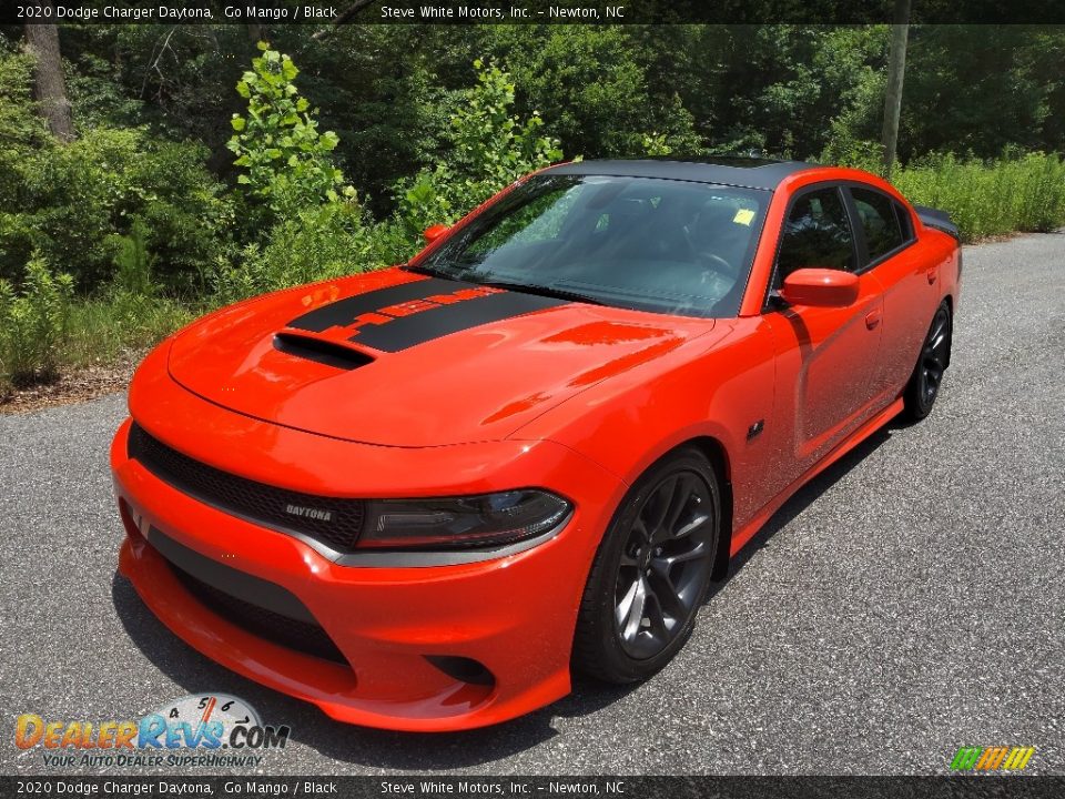 2020 Dodge Charger Daytona Go Mango / Black Photo #3